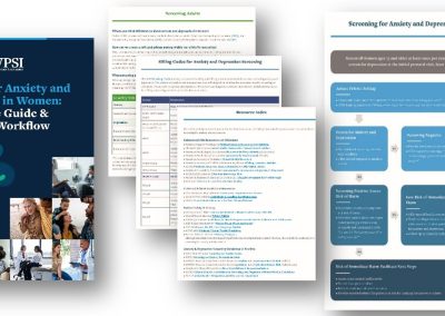 Resource Guides & Clinical Workflows: Anxiety and Intimate Partner & Domestic Violence